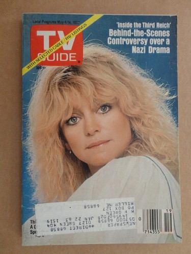 TV GUIDE magazine May 8 1982 GOLDIE HAWN Nazi Drama THIRD REICH-Oppenheimer - Picture 1 of 6