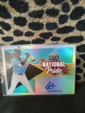 B2 2021 Leaf Metal Draft Ian Lewis Jr National Pride Silver Rainbow Auto