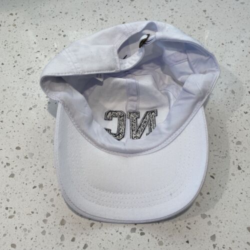 White baseball hat NC North Carolina leopard animal print - Picture 2 of 2