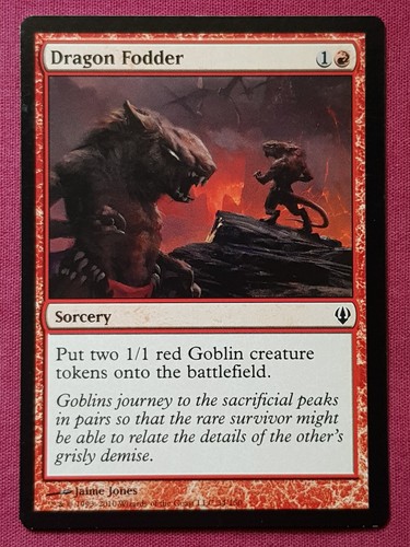 Magic The Gathering ARCHENEMY DRAGON FODDER red card MTG - Bild 1 von 2