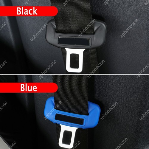 Seat Buckle Cover 5PCS Silicone Seat Belt Clips Sleeve For Land Rover Discovery - Picture 9 of 10