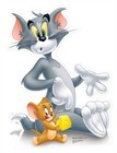 Tom and Jerry Holding Cheese Cardboard Cutout / Standee / Standup Cartoon Fun