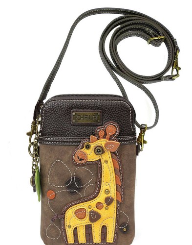 Chala Handy Umhängetasche exotische Tiere Wildlife Geldbörse verstellbarer Riemen neu mit Etikett - Bild 3 von 82
