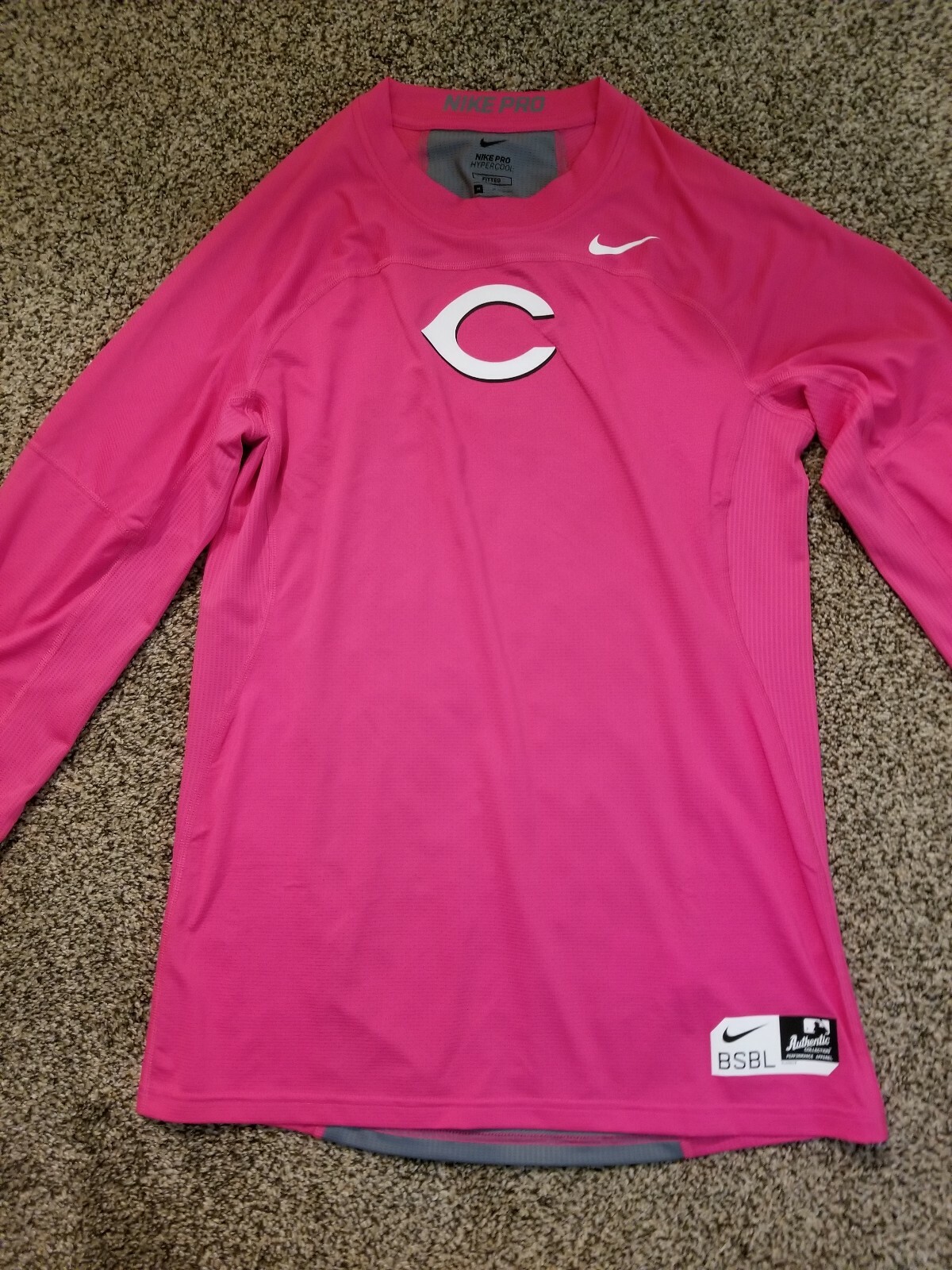 pink cincinnati reds shirt