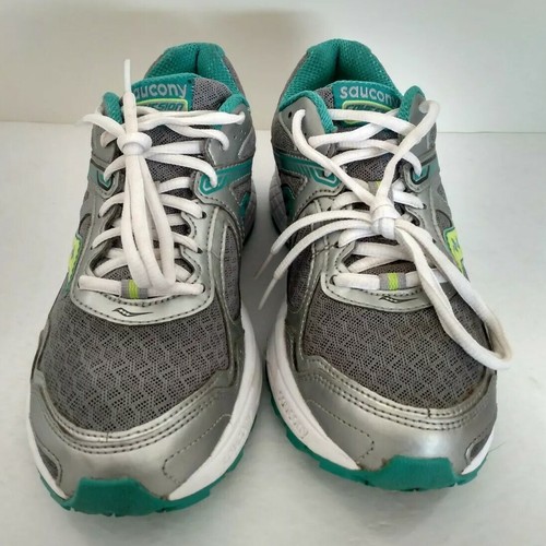 Saucony Grid Cohesion 10 S15333-1 Women's Running Shoes Silver/Teal Size 8 - Picture 5 of 11
