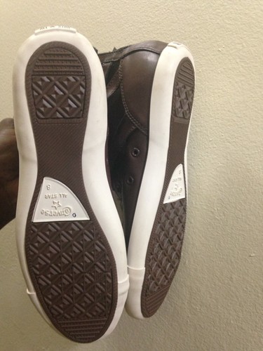 Women CONVERSE LEATHER Size 8 New - Picture 5 of 6