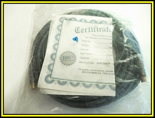 S-Video Cable   PSVM-M-25   25'/Ft/Foot/Feet  Plenum  Male to Male  (Quantity 1) - Picture 5 of 5