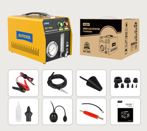 Máquina de humo AUTOOL SDT205S EVAP detector de fugas coche camión tubería diagnóstico de vacío - Imagen 14 de 16