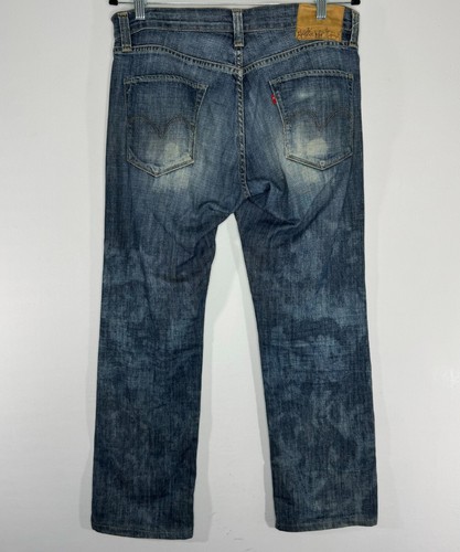 Levis Capital E Regular Straight Hesher Jeans Blue Mens size 32x32 - Picture 3 of 5