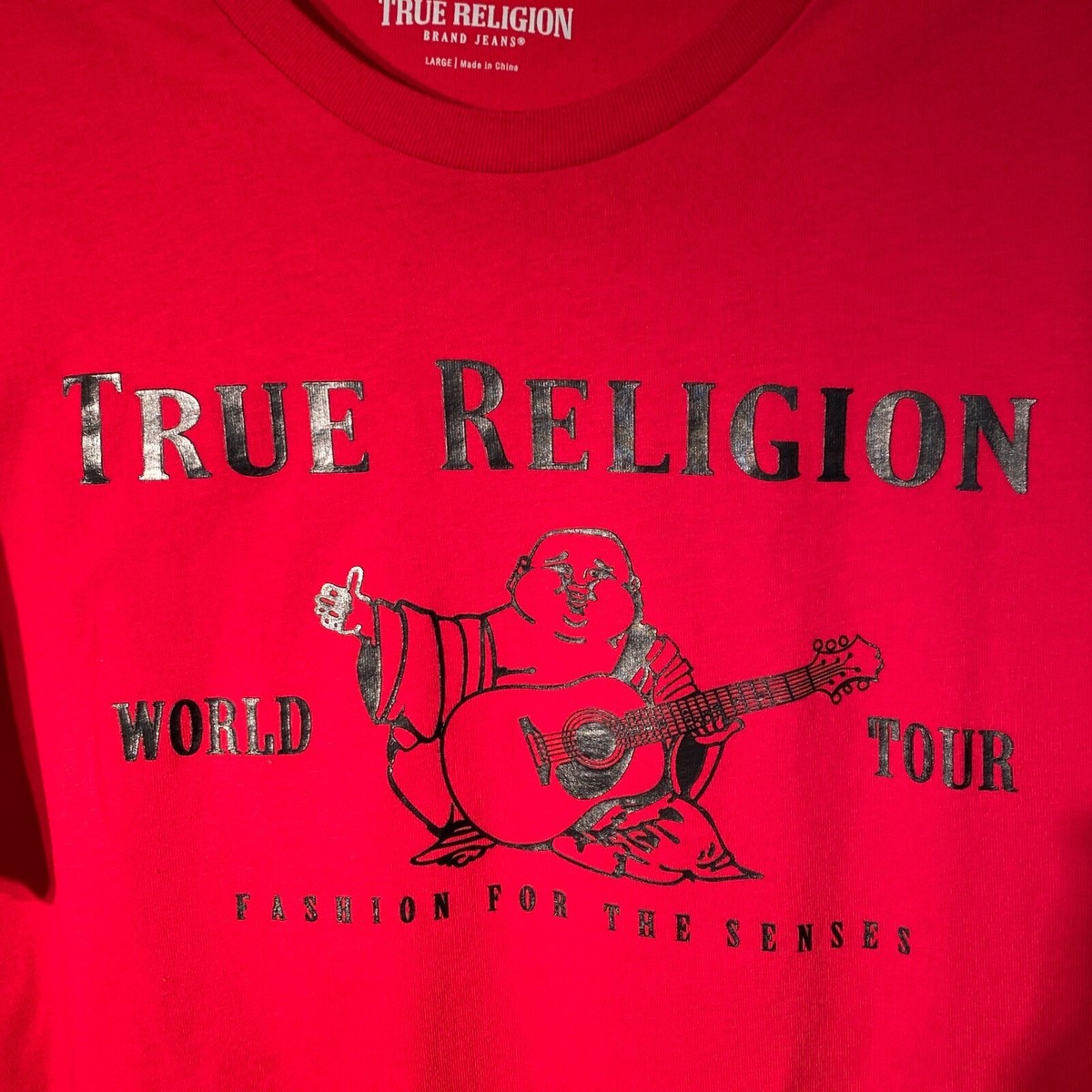 ◆TRUE RELIGION◆フェード ワールドツアー ロゴ Tシャツ 送料込 TrueReligion-106568-Orpheum-M-