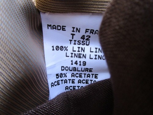 Veste en lin femme Caroll Taille 42 - Imagen 5 de 5