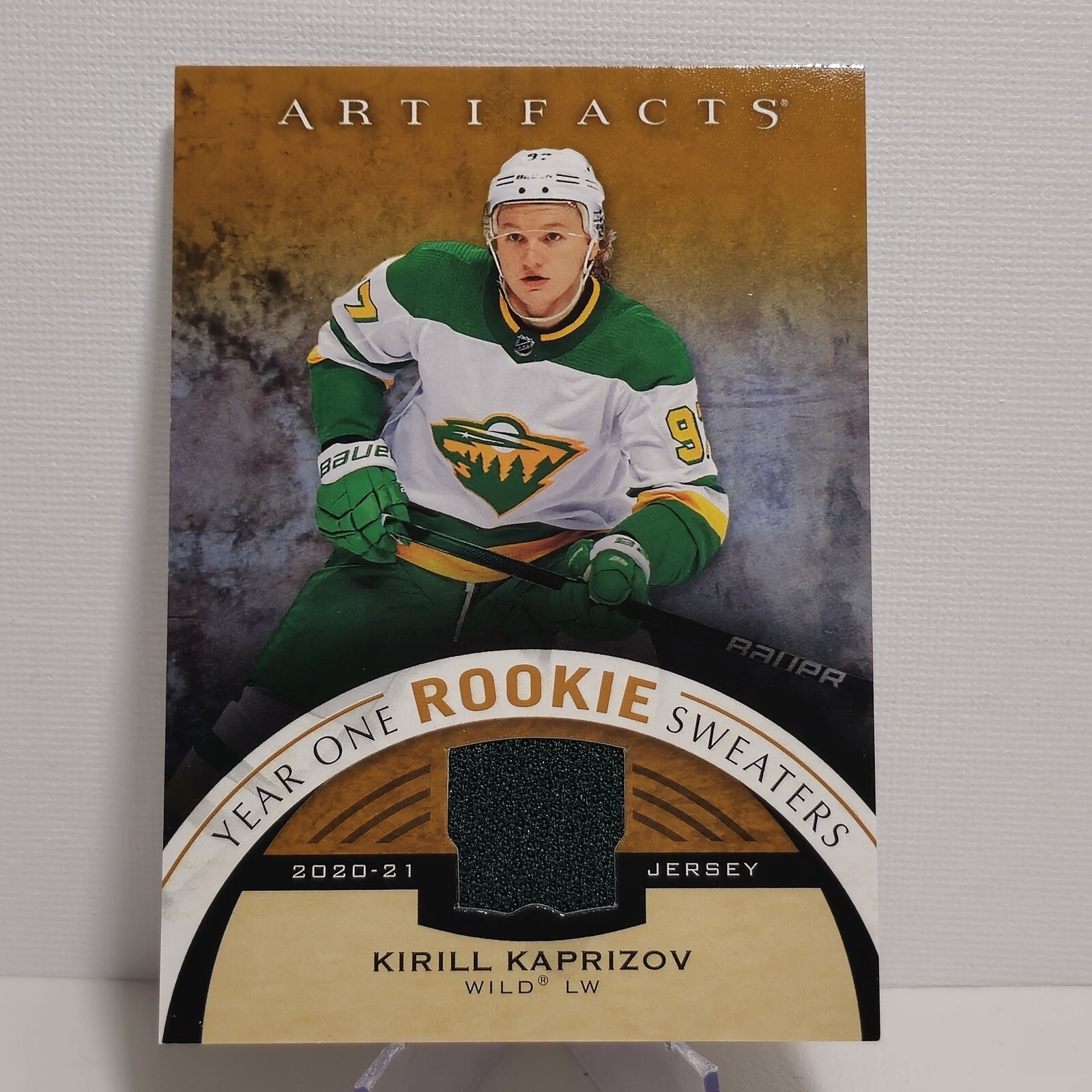 2021-22 Upper Deck Artifacts - Year One Rookie Sweaters Kirill Kaprizov