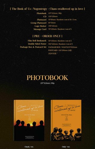 DAY6 ENEGENTROPY CHAOS SWALLOWED UP IN LOVE 7th Mini Album RANDOM CD+P.Book+Card - Picture 7 of 12