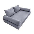 Style4 5PC Daybed Mattress Bolster Pillow Fitted Sheet Cover Only Full  AD001
