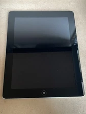 2012 Apple iPad 4th Gen. 32GB, Wi-Fi/Cellular, 9.7in, Space Gray/Black - Used