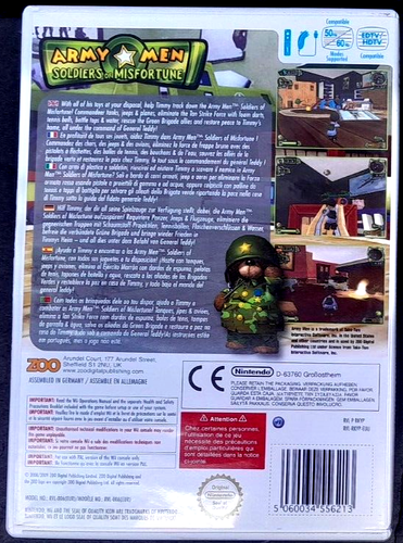 WII GAME: ARMY MEN, SOLDIERS OF MISFORTUNE / INC. MANUAL, 2009 - VERY GOOD COND. - Picture 2 of 6
