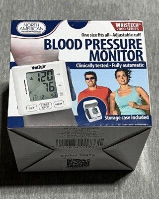 #ad #ad North American Health Wellness Blood Pressure Monitor Wrist Tech 7000 Series $7.99