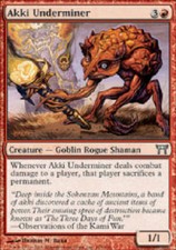 AKKI UNDERMINER Champions of Kamigawa MTG Magic the Gathering Cards DJMagic
