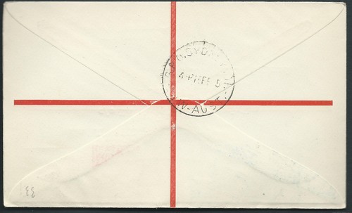 WWII Peace Victory Australia FDC MEDAWAR Registered British Philatelic Ass 1945 - Picture 2 of 2