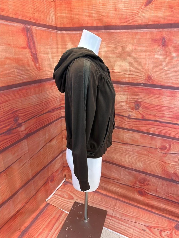 Sudadera con Capucha Da Nang Marrón Botón Talla Mediana TCC Foto 4 de 4