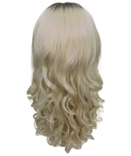 HPO Sabrina Carpenter-inspirierte platinbraune und blond gewellte Damenperücke - Bild 4 von 9