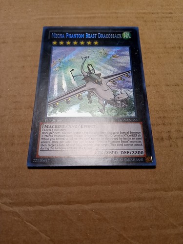 Mecha Phantom Beast Dracossack LTGY-EN053 1st ed Secret Rare Yugioh NM see pics - Picture 8 of 19