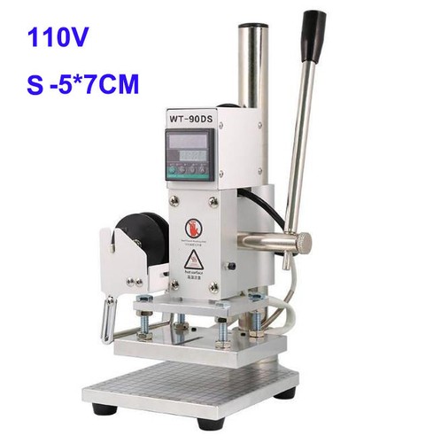 Manual Digital Label Stamp Machine for PVC Card leather paper thermo-embossor - Picture 9 of 9