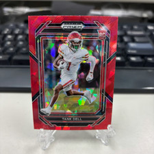 2023 Panini Prizm Draft Picks - Red Ice Prizm #148 Tank Dell (RC)