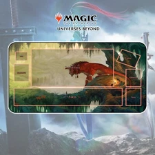 Playmat Red XIII - MTG Magic The Gathering x Final Fantasy