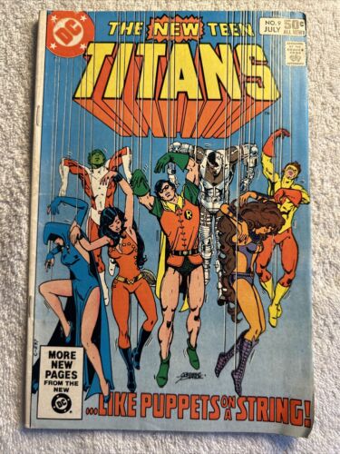 The New Teen Titans 9 DC Comics George Perez Marv Wolfman