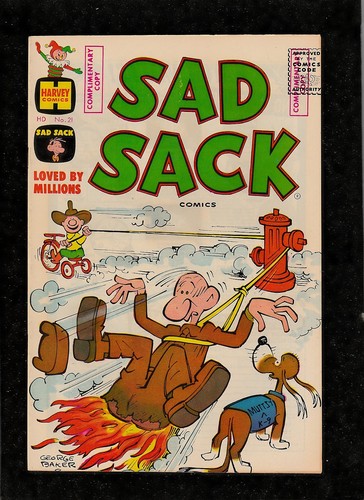 SAD SACK "HD" #21 1959 HARVEY ARMED FORCES GIVEAWAY FILE COPY  NM-  - Bild 1 von 5