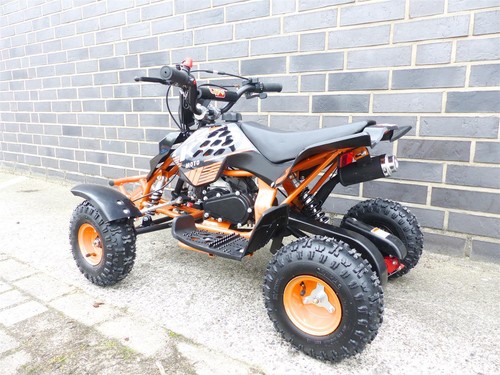Quad Miniquad Kinder KXD ATV 5A 4 Zoll 49ccm 2 Takt Pocketquad Kinderquad Orange - Bild 5 von 10