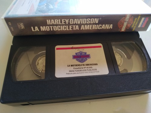 Harley Davidson La Motocicleta Americana 1993 - VHS Cinta Tape PAL Español T2 - Imagen 4 de 4