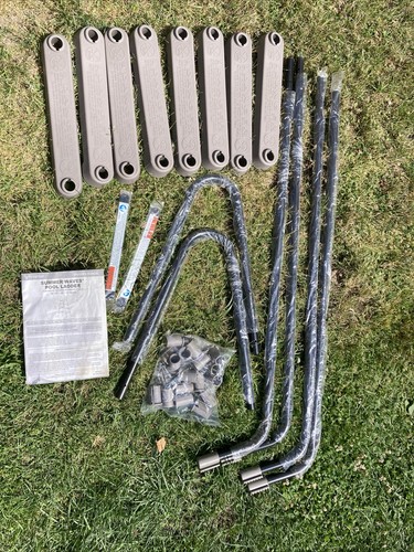 Summer Waves 52 Zoll 4 Stufen Outdoor oberirdische Schwimmbadleiter (offene Box) - Bild 1 von 8