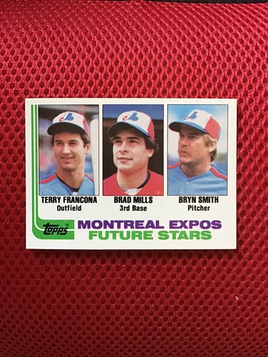 MONTREAL EXPOS TERRY FRANCONA 1982 TOPPS ROOKIE BASEBALL CARD NM #118 NICE