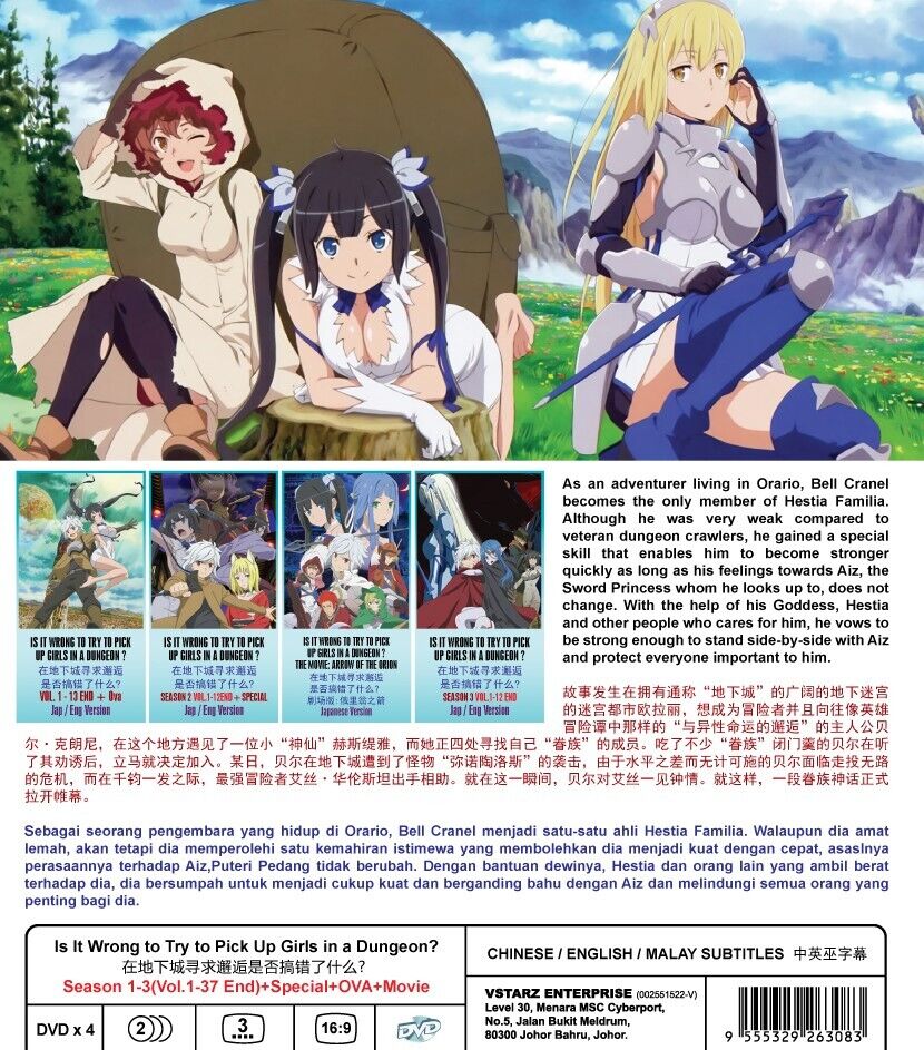 Is It Wrong to Try to Pick Up Girls in a Dungeon? (TV) - Anime