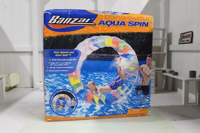 Banzai Aqua Spin Pool Float Inflateable Pool Toy Sealed