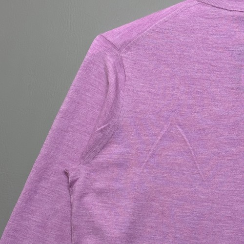 Peter Millar 1/4 Quarter Zip Excursionist Flex Sweater Mens L Large Purple  - Picture 8 of 13