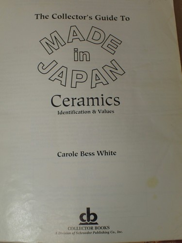 Vtg Collectors Guide Made in Japan Ceramics Identification & Values Books I & II - Bild 8 von 24