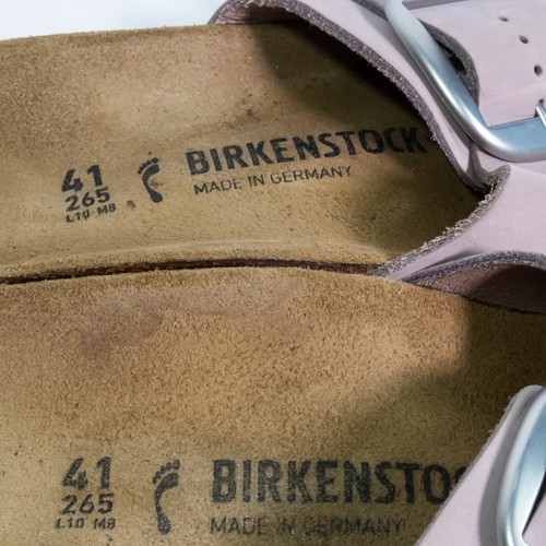 BIRKENSTOCK Madrid Big Buckle Slide Sandals Lilac Purple Size 10 US 41 EU - Imagen 10 de 11