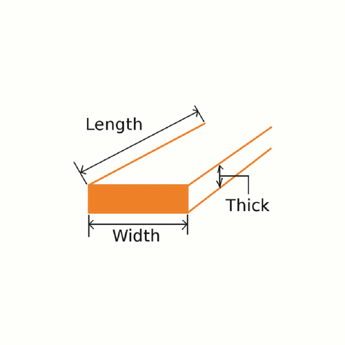Copper Flat Bar T2 Solid Pure Copper Rod Length 500mm Thick 2/3/4mm Width 5-50mm - Picture 2 of 9