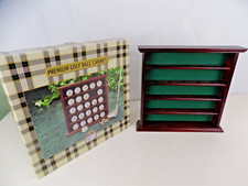 Clubhouse Collection Golf Ball Cabinet Holds 25 Golf Balls w/Box