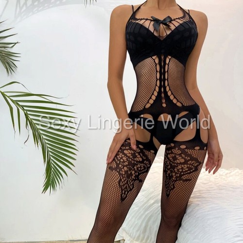 Spice Up Body stocking Lingerie Sexy Babydoll Erotic Clothing Underwear Bodysuit - Picture 64 of 195