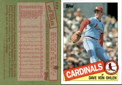 1985 Topps Baseball Cards Complete Your Set U-Pick #'s 1-200 NM/MINT - Picture 178 of 200