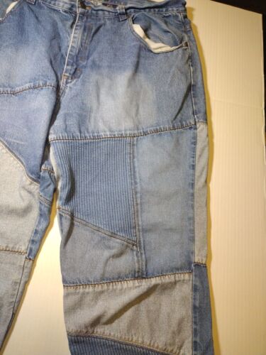 Jeans holgados vintage Brooklyn Xpress bordados retazos talla 42 patinador Y2K - Imagen 3 de 18