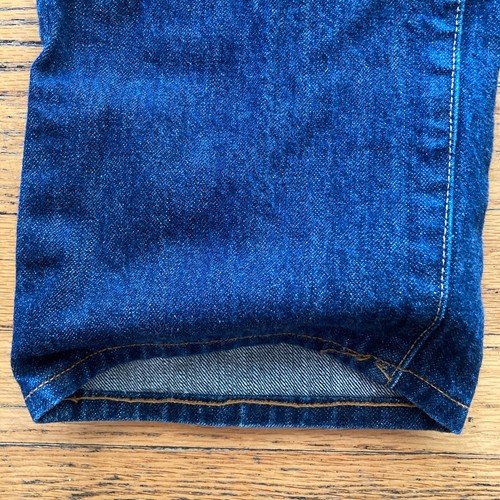 VINTAGE 1947 STILE LEVIS 501XX BIG E JEANS UOMO BLU INDACO CIMELLA DENIM 32 - Foto 11 di 13