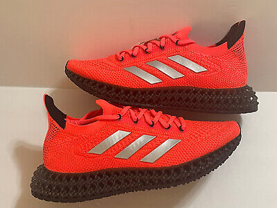 NEW Adidas Mens 4D FWD Orange Silver Running Shoes GZ8619 NEW Adidas Mens 4D FWD Orange Silver Running Shoes GZ8619