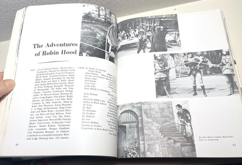 The Films of Errol Flynn Tony Thomas, Rudy Behlmer & Clifford McCarty 1969 1st - Picture 6 of 6