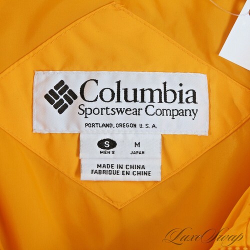 COLUMBIA MEN'S DOUBLE WHAMMY YELLOW SKI SNOWBOARD JACKET - SIZE SMALL - Bild 4 von 7