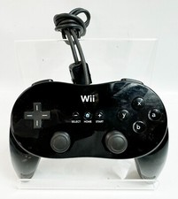 Offizieller Nintendo Wii Classic RVL-005 Controller SCHWARZ JAPAN